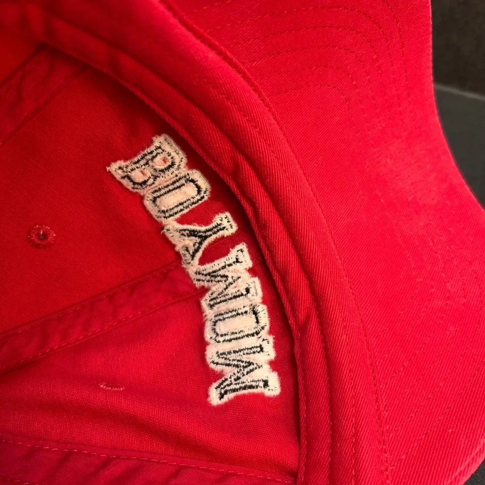 BOYMOM Women Red KC Caps Baseball Hat Adjustable Embroidered OSFM 1576